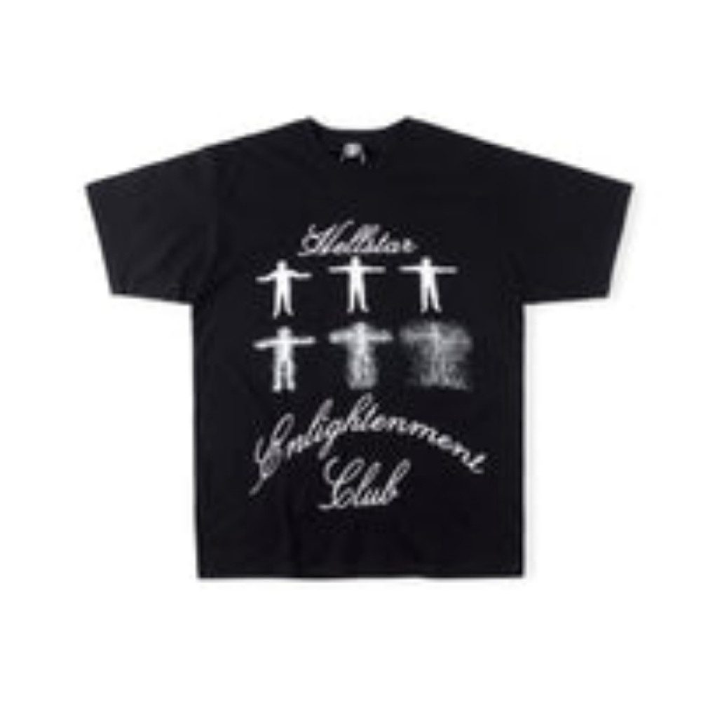 Hellstar Enlightenment Club black tee shirt size XL